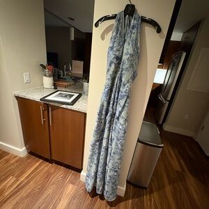 Revelry Blue and Sage Floral Dress